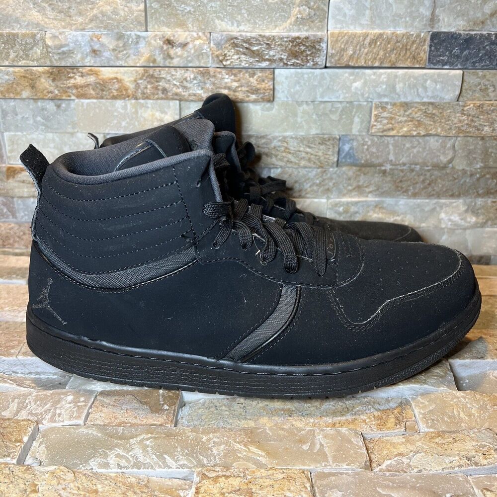 Nike Air Jordan Heritage Black Suede Basketball Shoes Men's Size 12 AH1064-021